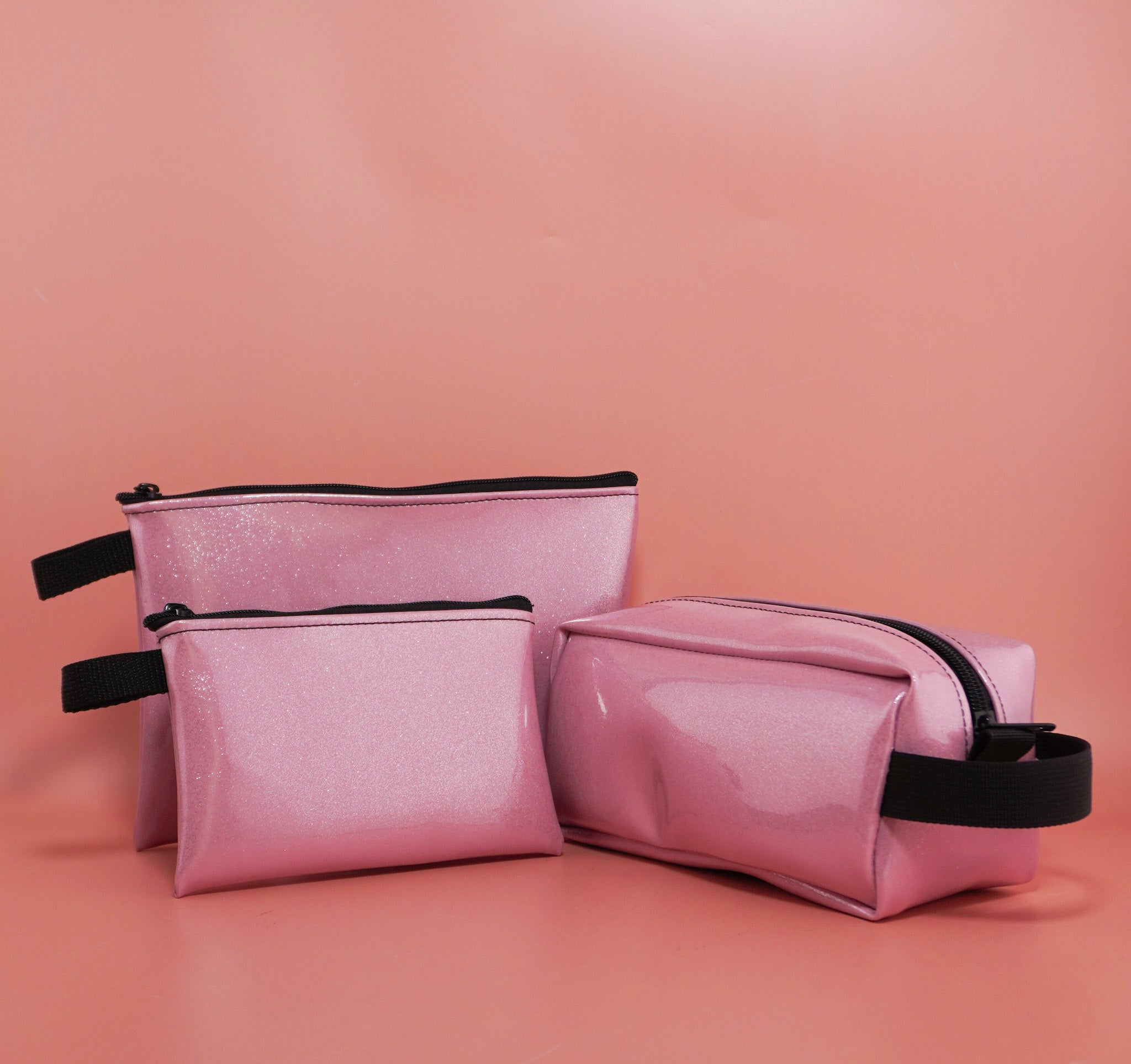 Large Pink Sparkle Pouch