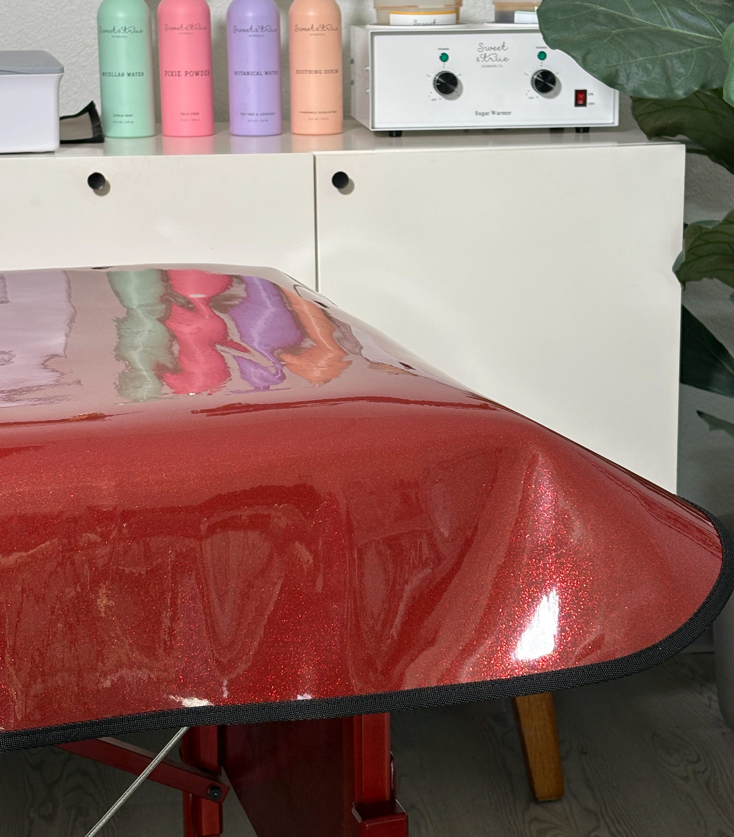 Red Sparkle - Vinyl Pad
