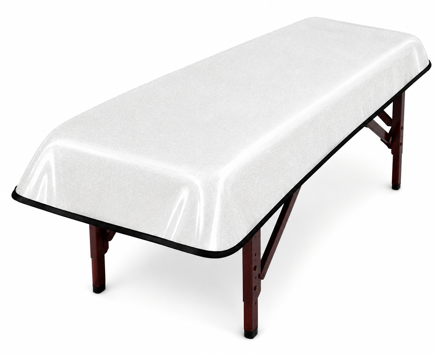 White Sparkle - Vinyl Pad W Black Trim (Includes mini pad)