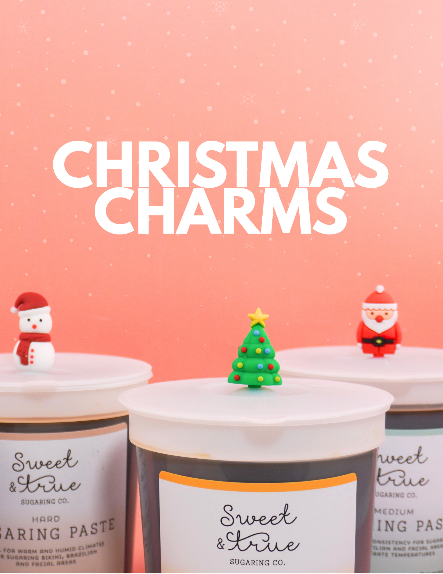 Christmas Lid Charms 5x Pack (Includes Silicone Lid)