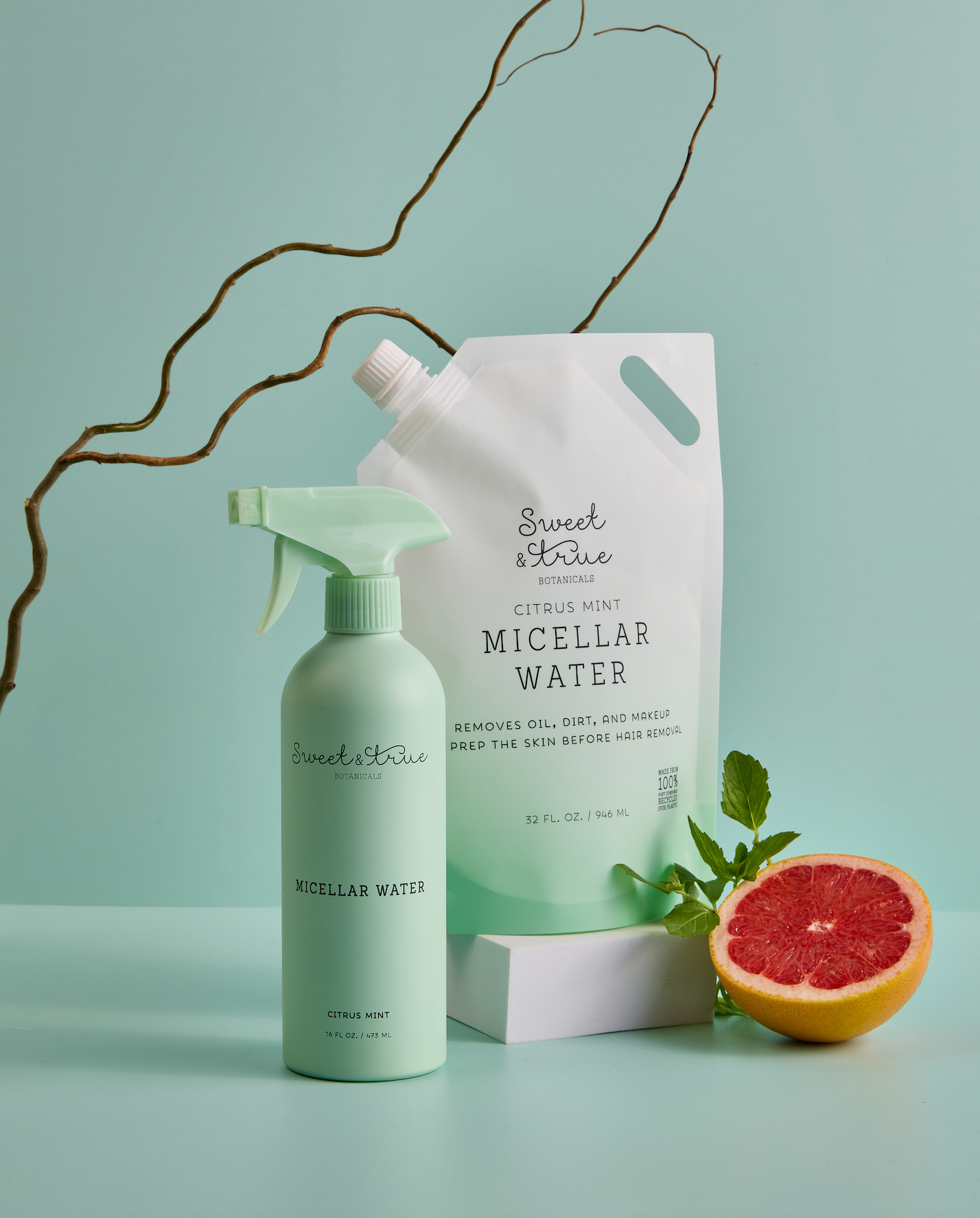 Citrus Mint - Bag & Bottle Bundle