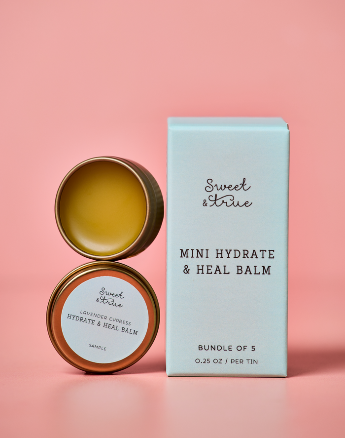Mini Lavender Cypress Balm (0.25oz.) Bundle of 5