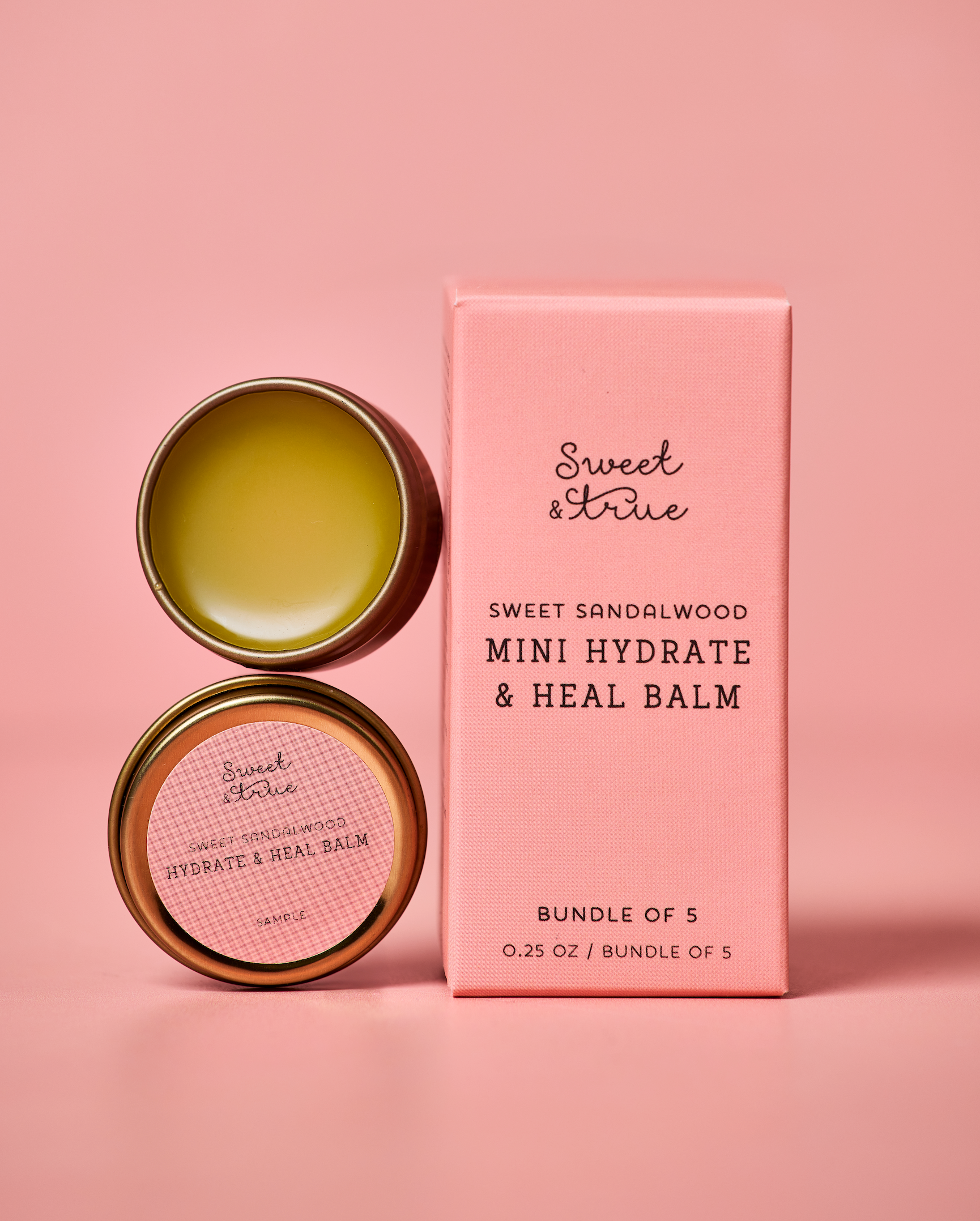 Mini Sweet Sandalwood Balm (0.25oz.) Bundle of 5
