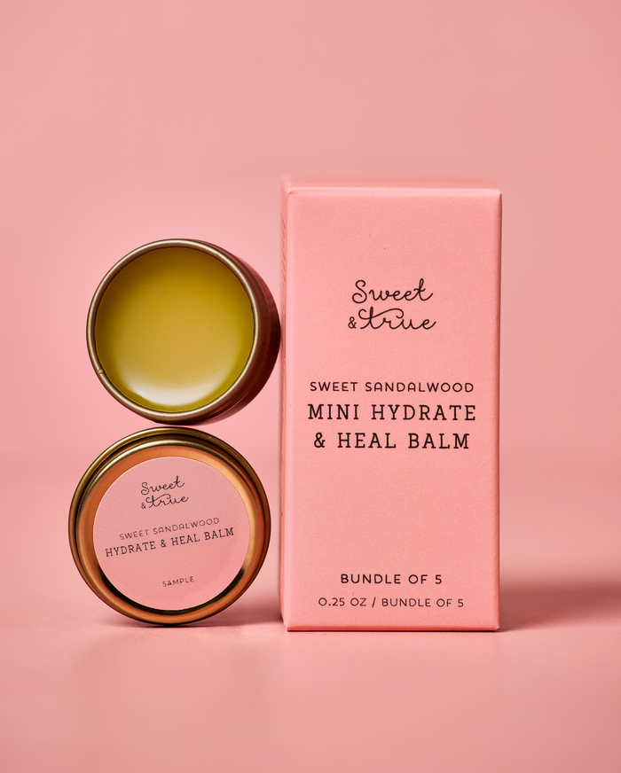 Mini Sweet Sandalwood Balm (0.25oz.) Bundle of 5