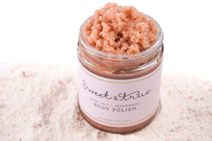 Pink Salt + Peppermint - Exfoliante corporal (EDICIÓN LIMITADA) 8 oz.