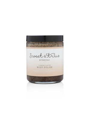 Turkish Coffee Body Polish sugar scrub by Sweet and True Sugaring